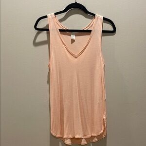 H&M Light Peach V-Neck Tank Top